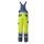 PLANAM® unisex Warnschutz-Latzhose MAJOR PROTECT warngelb, kornblau Größe 90
