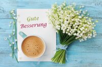 LUMA Genesungskarte Kaffeetasse LU1558 DIN B6, 1 St.