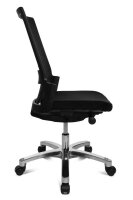 Topstar Bürostuhl Autosynchron®-1 Alu, AU1090 T20 Stoff schwarz, Gestell alu