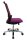 Topstar Bürostuhl Autosynchron®-1 Alu, AU1090 T33 Stoff lila, Gestell alu