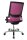 Topstar Bürostuhl Autosynchron®-1 Alu, AU1090 T33 Stoff lila, Gestell alu