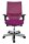 Topstar Bürostuhl Autosynchron®-1 Alu, AU1090 T33 Stoff lila, Gestell alu