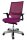 Topstar Bürostuhl Autosynchron®-1 Alu, AU1090 T33 Stoff lila, Gestell alu