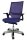 Topstar Bürostuhl Autosynchron®-1 Alu, AU1090 T38 Stoff blau, Gestell alu