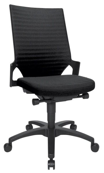 Topstar Bürostuhl Autosynchron®-2, AU2000 BI0 Stoff schwarz, Gestell schwarz