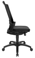 Topstar Bürostuhl Autosynchron®-2, AU2000 BI0 Stoff schwarz, Gestell schwarz