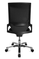 Topstar Bürostuhl Autosynchron®-2 Alu, AU2090 BI0 Stoff schwarz, Gestell alu