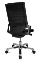Topstar Bürostuhl Autosynchron®-2 Alu, AU2090 BI0 Stoff schwarz, Gestell alu
