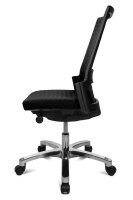 Topstar Bürostuhl Autosynchron®-2 Alu, AU2090 BI0 Stoff schwarz, Gestell alu
