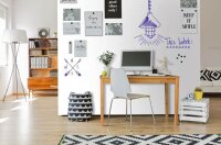 Legamaster selbstklebende Whiteboardfolie WRAP-UP blanko 1200,0 x 101,0 cm, 1 St.