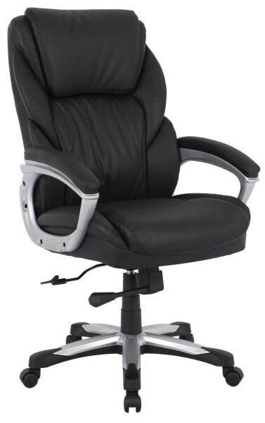 XXL Chefsessel, 10005 Kunstleder schwarz, Gestell schwarz
