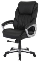 XXL Chefsessel, 10005 Kunstleder schwarz, Gestell schwarz