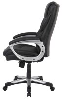 XXL Chefsessel, 10005 Kunstleder schwarz, Gestell schwarz