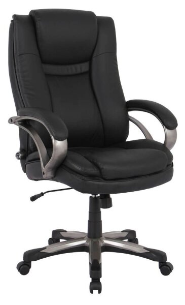 XXL Chefsessel, 10003 Kunstleder schwarz, Gestell schwarz