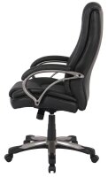 XXL Chefsessel, 10003 Kunstleder schwarz, Gestell schwarz
