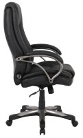 XXL Chefsessel, 10003 Kunstleder schwarz, Gestell schwarz