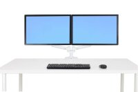 ergotron Monitor-Halterung LX Dual Side-by-Side 45-491-216 weiß für 2 Monitore, Tischklemme, Tischbohrung