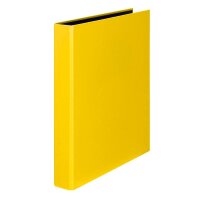 VELOFLEX Basic Ringbuch 4-Ringe gelb 3,5 cm DIN A4