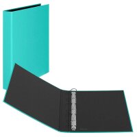 VELOFLEX Basic Ringbuch 4-Ringe türkis 4,0 cm DIN A4