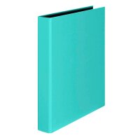 VELOFLEX Basic Ringbuch 4-Ringe türkis 4,0 cm DIN A4
