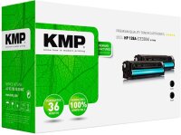 KMP H-T144D  schwarz Toner kompatibel zu HP 128A...