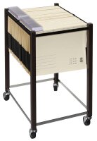 LEITZ Hängemappenwagen braun für bis zu 40 A4...