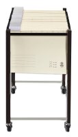 LEITZ Hängemappenwagen braun für bis zu 40 A4...