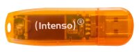Intenso USB-Stick Rainbow Line orange 64 GB, 1 St.