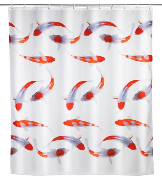 WENKO Duschvorhang Nagoya Motiv 180,0 x 200,0 cm