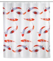 WENKO Duschvorhang Nagoya Motiv 180,0 x 200,0 cm