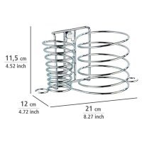 WENKO Haartrocknerhalter Milano silber, 1 St.