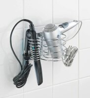 WENKO Haartrocknerhalter Milano silber, 1 St.