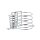 WENKO Haartrocknerhalter Milano silber, 1 St.