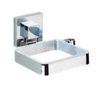 WENKO Haartrocknerhalter Quadro silber, 1 St.