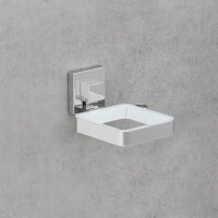 WENKO Haartrocknerhalter Quadro silber, 1 St.