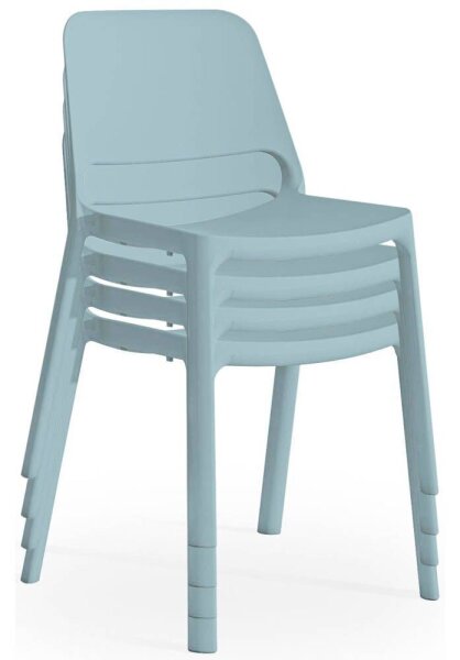 Mayer Stapelstühle myNUKE 2050 66 hellblau Kunststoff, 4 St.