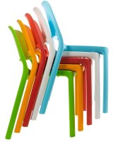 Mayer Stapelstühle myNUKE 2050 66 hellblau Kunststoff, 4 St.