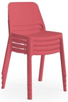 Mayer Stapelstühle myNUKE 2050 64 rot Kunststoff, 4 St.