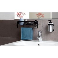 WENKO Seifenspender Classic 23875100 weiß/schwarz Metall 185,0 ml