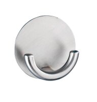 WENKO Garderobenhaken Rondo mit 4 Haken silber, 4 St.