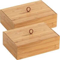 WENKO Terra L Ordnungsboxen braun 22,0 x 15,0 x 7,0 cm, 2 St.