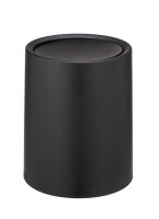 WENKO Atri Kosmetikeimer 6,0 l schwarz, 1 St.