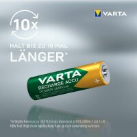 VARTA Akkus RECHARGE ACCU Power Ni-MH Mignon AA 2.600 mAh, 4 St.