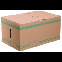 10 Cartonia Archivcontainer braun 56,5 x 27,8 x 35,1 cm