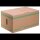 10 Cartonia Archivcontainer braun 56,5 x 27,8 x 35,1 cm