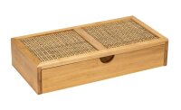 WENKO Allegre Ordnungsbox braun 28,0 x 14,0 x 6,0 cm, 1 St.