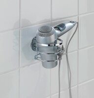 WENKO Haartrocknerhalter silber, 1 St.