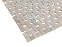 WENKO Badematte Bamboo weiß 50,0 x 80,0 cm