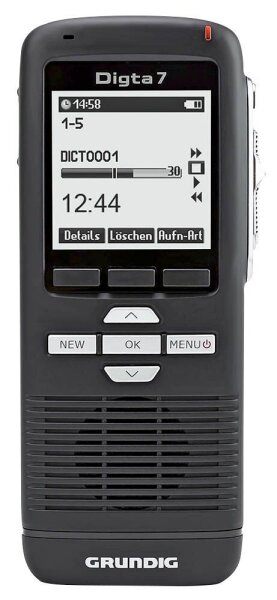 GRUNDIG Digta 7 mit DigtaSoft One digitales Diktiergerät 2 GB