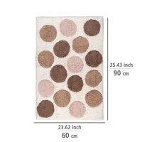 WENKO Badematte Tibet braun 50,0 x 80,0 cm